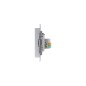Розетка компьютерная + телевизионная 2-м AtlasDesign RJ45 кат.5E + TV механизм алюм. SE ATN000389