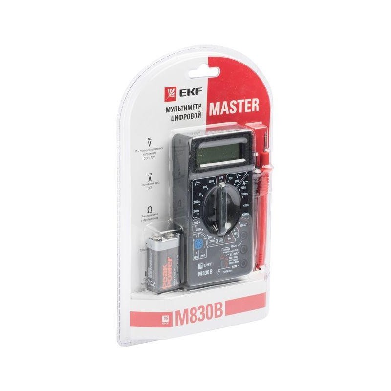 Мультиметр цифровой M830B Master EKF In-180701-bm830B Мультиметр цифровой M830B Master EKF In-180701-bm830B