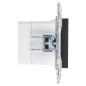 Розетка USB A+A 3.1А SKANDY SK-R15G графит IEK SK-U21-D31-K53