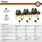 Бетоносмеситель KR-180 700Вт 180л чугунный венец Kranz KR-16-1105 Бетоносмеситель KR-180 700Вт 180л чугунный венец Kranz KR-16-1105