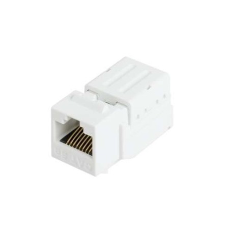 Модуль-вставка Keystone кат.5E (класс D) неэкранир. 100МГц RJ45 (8P8C) неэкранир. FT-TOOL/110/KRONE T568A/B бел. NIKOMAX NMC-KJU