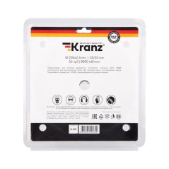 Диск пильный 200мм х56зуб х30/20мм Kranz KR-92-0119