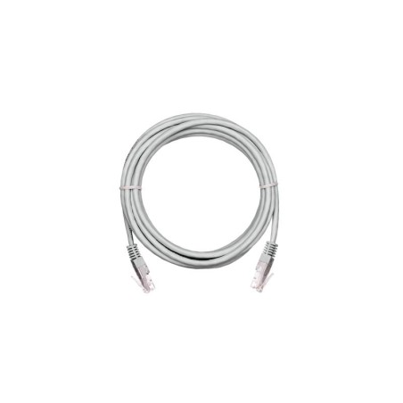 Патч-корд U/UTP 5е RJ45/8P8C 4 пары PVC мж обмедн. 1м сер. (уп.10шт )NETLAN EC-PC4UD55B-010-GY-10