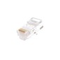Коннектор RJ45 (8P8C) под витую пару кат.5E (класс D) неэкранир. 100МГц покрытие 3мкд универс. ножи для проводников 0.47-0.51мм 
