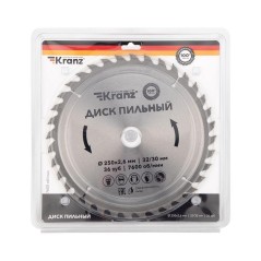 Диск пильный 250мм х36зуб х32/30мм Kranz KR-92-0127