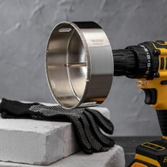 Коронка алмазная 120мм с центровочным сверлом Kranz KR-92-0023
