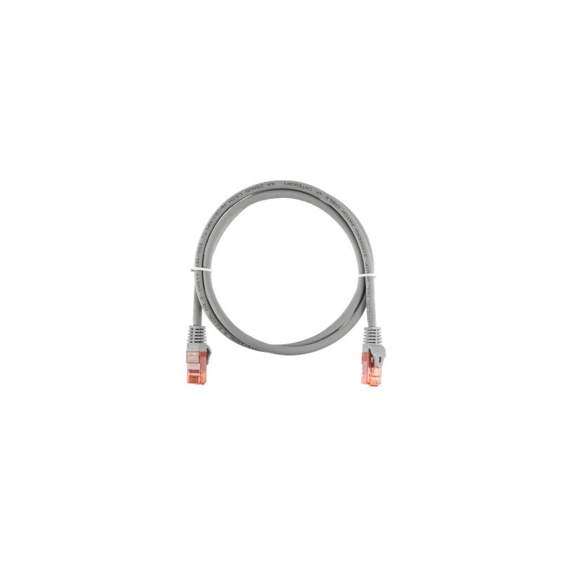 Шнур коммутационный U/UTP 4 пары кат.6a (Класс Ea) 500МГц 2хRJ45/8P8C T568B заливной с защитой защелки мж BC (чистая медь) 25AWG