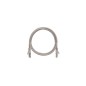 Патч-корд кат.5E F/UTP 4х2х26AWG patch CU PVC нг(А) 1м сер. NIKOMAX NMC-PC4SD55B-010-GY
