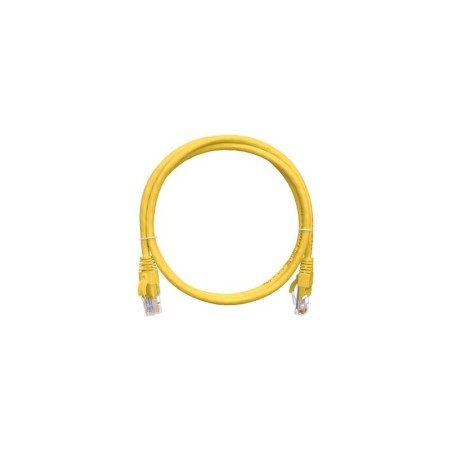 Патч-корд кат.5E (класс D) U/UTP 4 пары 24 AWG (7х0.205мм) 100МГц 2хRJ45 (8P8C) BC чистая медь LSZH нг(А)-HFLTx 0.3м желт. NIKOM