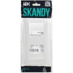 Рамка 2-м SKANDY SK-F02W арктич. бел. IEK SK-M22-K01