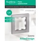 Рамка 1-м AtlasDesign алюм. SE ATN000301