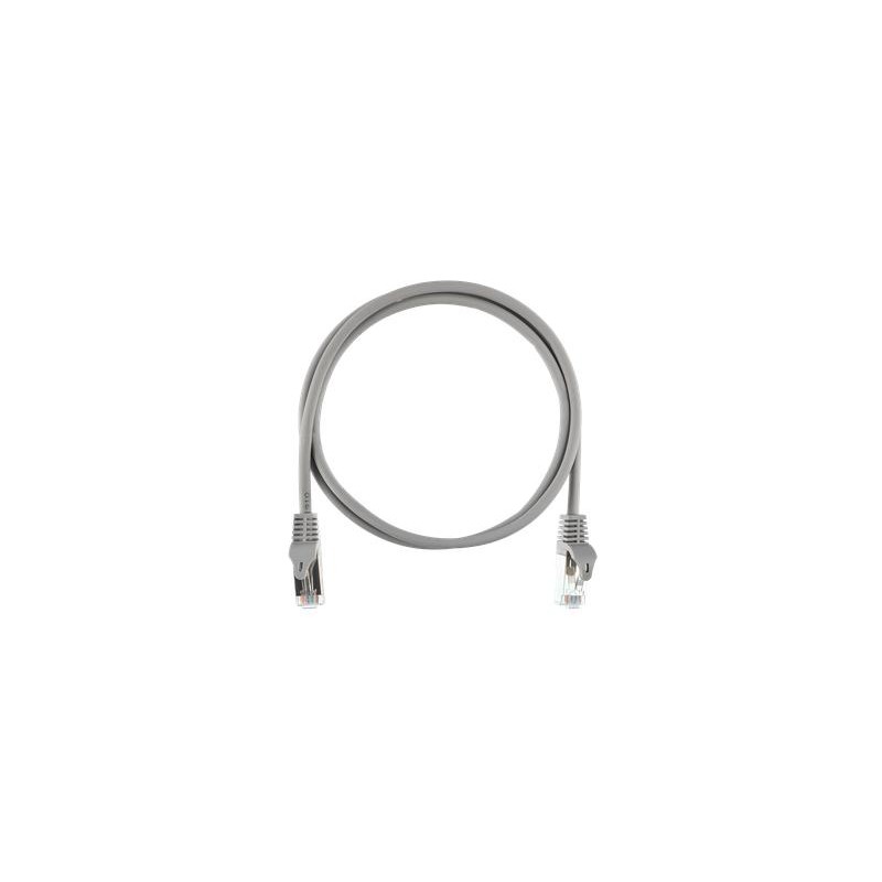 Шнур коммутационный кат.5E (класс D) F/UTP 4 пары 26 AWG (7х150мм) 100МГц 2хRJ45 (8P8C) T568B заливной с защитой защелки мж BC ч