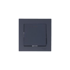 Выключатель 1-кл. СП AtlasDesign 10А IP20 (сх. 1а) 10AX с подсветкой механизм грифель SE ATN000713