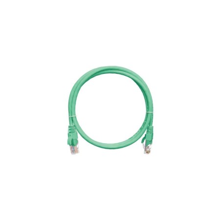 Патч-корд кат.5E (класс D) U/UTP 4 пары 24 AWG (7х0.205мм) 100МГц 2хRJ45 (8P8C) BC чистая медь LSZH нг(А)-HFLTx 1.5м зел. NIKOMA