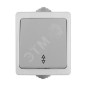 Переключатель проходной 1-кл. Аллегро IP54 сер. UNIVersal 1276 Переключатель проходной 1-кл. Аллегро IP54 сер. UNIVersal 1276