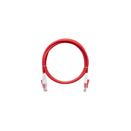 Шнур коммутационный с замком U/UTP 4 пары кат.6 (Класс Е) 250МГц 2хRJ45/8P8C T568B мж BC (чистая медь) 24AWG (7х0195мм) LSZH нг(