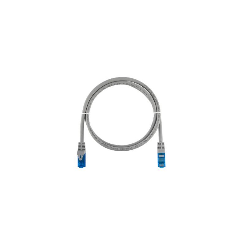 Шнур коммутационный U/UTP 4 пары кат.6 (Класс E) 250МГц 2хRJ45/8P8C T568B заливной с защитой защелки мж BC (чистая медь) 25AWG (
