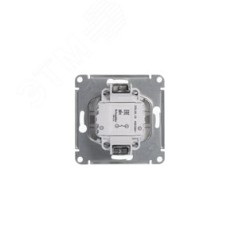 Кнопка нажимная 1-кл. СП Glossa 10А IP20 (сх. 1) 10AX механизм бел. SE GSL000115