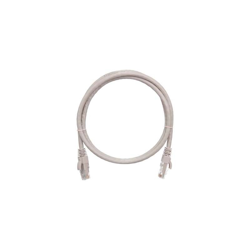 Патч-корд U/UTP 4 пары кат.6 (класс E) 250МГц 2хRJ45/8P8C BC (чистая медь) 24AWG (7х0.205мм) LSZH нг(А)-HFLTx сер. 1м NIKOMAX NM Патч-корд U/UTP 4 пары кат.6 (класс E) 250МГц 2хRJ45/8P8C BC (чистая медь) 24AWG (7х0.205мм) LSZH нг(А)-HFLTx сер. 1м NIKOMAX NM