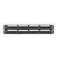 Патч-панель 19дюйм 2U 48 портов кат.6 (класс E) 250МГц RJ45/8P8C 110/KRONE T568A/B неэкран. с органайзерами черн. NIKOMAX NMC-RP