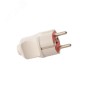 Вилка Accessories с заземл. UPS бел. LEZARD 715-0501-605