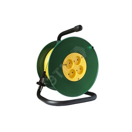 Удлинитель на катушке 4х30м без заземл. 16А IP20 3.5кВт Союз 481S-3303