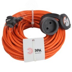 Удлинитель-шнур 1х20м без заземл. 6А IP20 UPx-1-2х0.75-20m ПВС 2х0.75 (бухта) Эра Б0043037