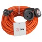 Удлинитель-шнур 1х20м без заземл. 6А IP20 UPx-1-2х0.75-20m ПВС 2х0.75 (бухта) Эра Б0043037