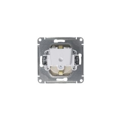 Розетка 1-м СП AtlasDesign 16А IP20 с заземл. защ. шторки с крышкой механизм алюм. SE ATN000346