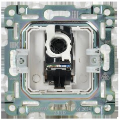 Розетка компьютерная RJ45 кат.5E SKANDY SK-K01W арктич. бел. IEK SK-K10-1-K01