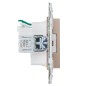 Розетка SKANDY 16А с заземл. защ. штроки б/к SK-R06Sa песочн. IEK SK-R14-16-1-K98