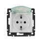 Розетка 1-м СП Valena 16А IP44 2P+E с заземл. защ. шторки с крышкой немецк. стандарт механизм бел. Leg 774220 Розетка 1-м СП Valena 16А IP44 2P+E с заземл. защ. шторки с крышкой немецк. стандарт механизм бел. Leg 774220