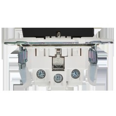 Розетка SKANDY 16А с заземл. без защ. шторок SK-R05Bl черн. IEK SK-R11-16-K02
