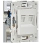 Розетка компьютерная двойная RJ45 кат.5E SKANDY SK-K03W арктич. бел. IEK SK-K20-1-K01 Розетка компьютерная двойная RJ45 кат.5E SKANDY SK-K03W арктич. бел. IEK SK-K20-1-K01