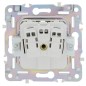 Розетка SKANDY 16А с заземл. защ. штроки SK-R04Sh шампань IEK SK-R14-16-K37