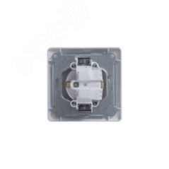 Розетка 1-м СП Glossa 16А IP20 с заземл. защ. шторки в сборе бел. SE GSL000144