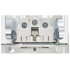 Розетка SKANDY 16А с заземл. без защ. шторок SK-R05W арктич. бел. IEK SK-R11-16-K01
