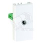 Розетка СП Simon 27 IP20 3.5мм "mini-jack" для наушников узкий модуль винты механизм бел. Simon 2701092-030