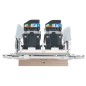 Розетка компьютерная двойная RJ45 кат.5E SKANDY SK-K03Sa песочн. IEK SK-K20-1-K98