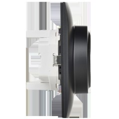 Розетка 2-м SKANDY 16А с заземл. защ. штроки в сборе SK-R07Bl черн. IEK SK-R24-16-K02-F