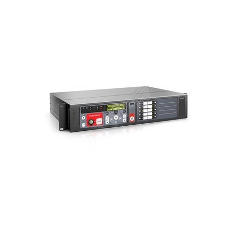 Прибор управления оповещением пожарный Sonar SPM-B10025-DR: мощность 250Вт 10 зон/10 линий оповещ. прием сигнала от ОПС по СК ус