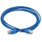 Патч-корд кат.5E UTP LSZH 1м slim язычок син. ITK PC03-C5EUL-1M-SL-WT