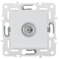 Розетка телевизионная проходная TV SKANDY SK-A17W арктич. бел. IEK SK-A10-P-K01