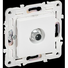 Розетка телевизионная проходная TV SKANDY SK-A17W арктич. бел. IEK SK-A10-P-K01