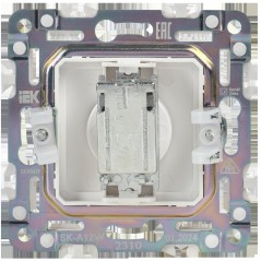 Розетка TV оконечная SKANDY SK-A12W арктич. бел. IEK SK-A10-O-K01