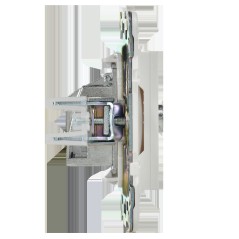 Розетка TV оконечная SKANDY SK-A12W арктич. бел. IEK SK-A10-O-K01