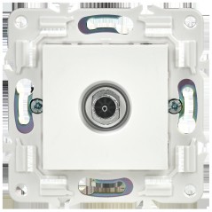 Розетка TV оконечная SKANDY SK-A12W арктич. бел. IEK SK-A10-O-K01