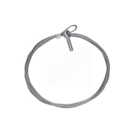 Трос стальной с рым-болтом М6 10м IEK CLP1M-SRB-2-6-10