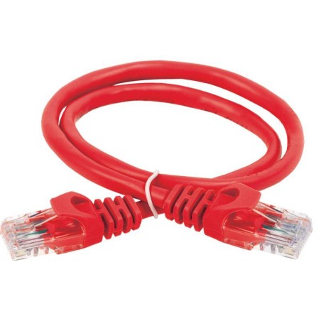 Патч-корд кат.5E UTP 3м красн. GENERICA PC04-C5EU-3M-G