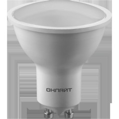 Лампа светодиодная 90 436 OLL-PAR16-11-230-6.5K-GU10 (PRO 90-240В) ОНЛАЙТ 90436